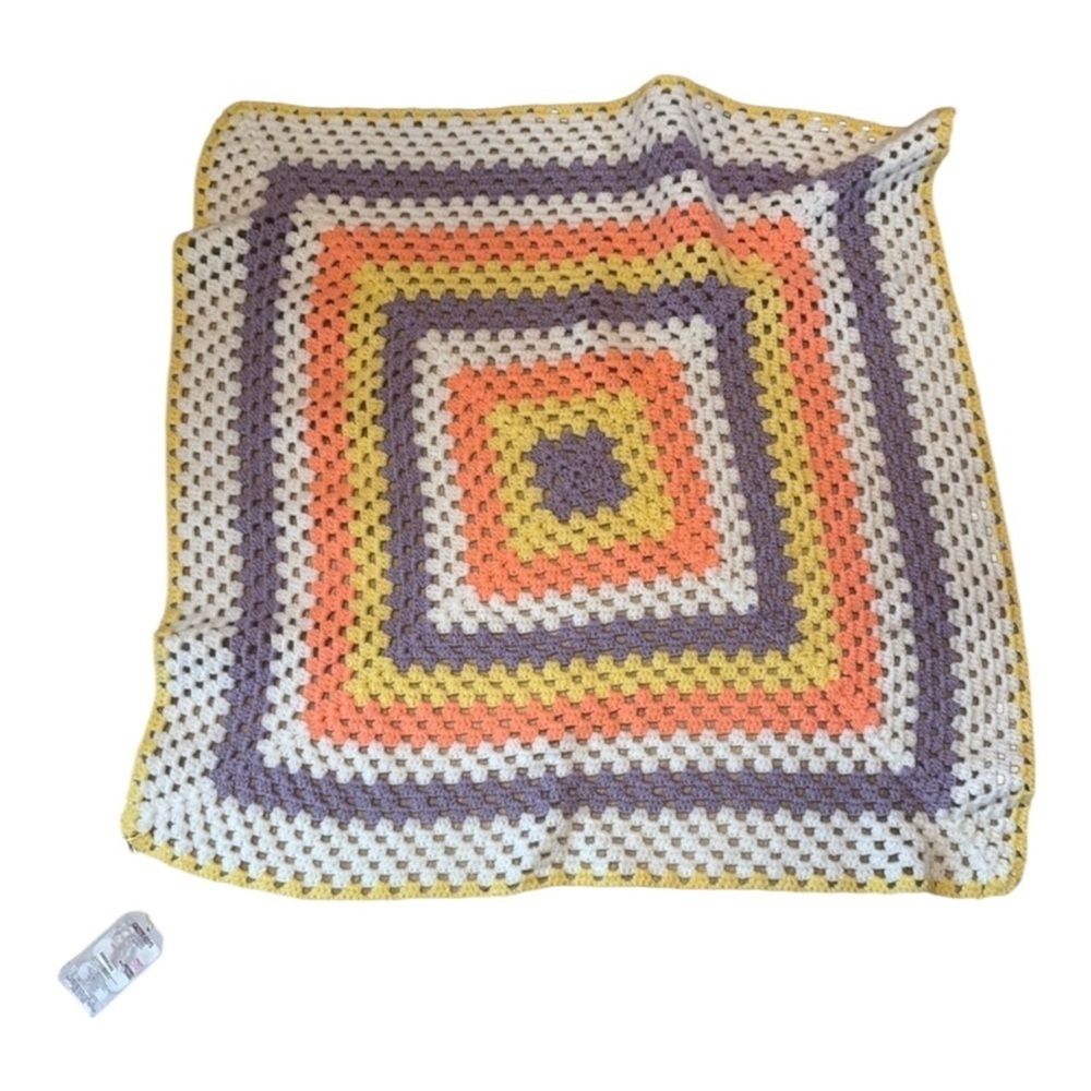 Vintage Knit Baby Blanket